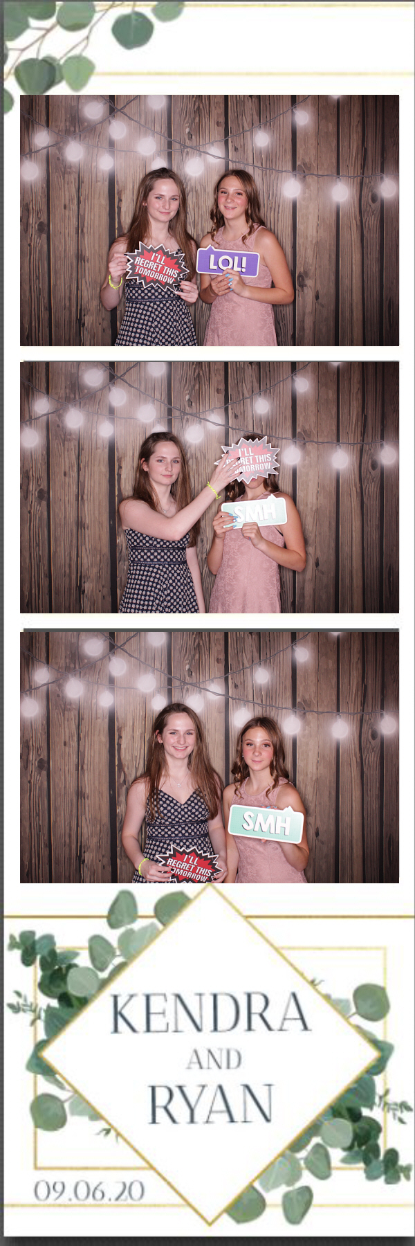 Kendra & Ryan | View more photos from the event at gallery.photoboothbillings.com/u/PhotoBoothBillings/Kendra-Ryan